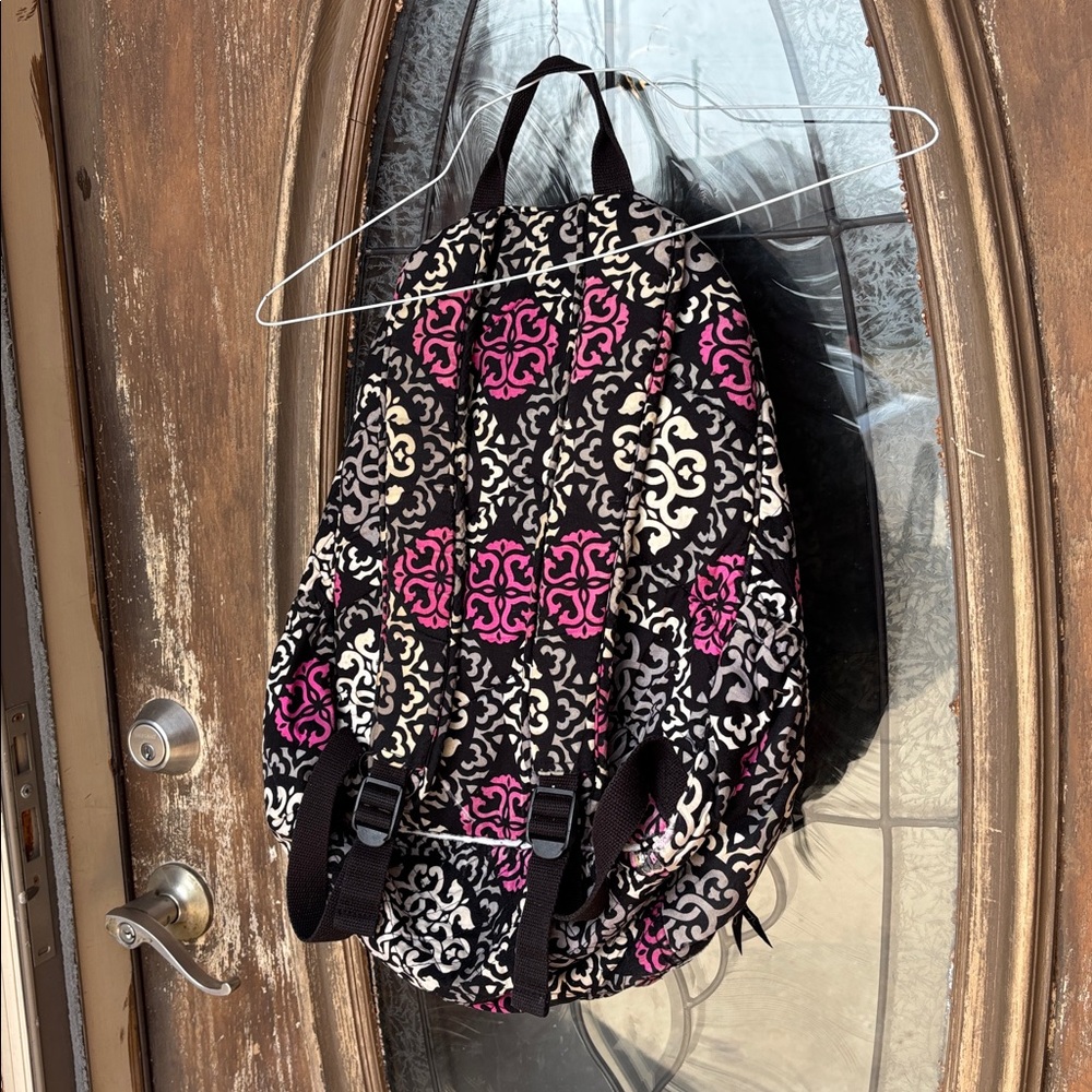 Vera Bradley Canterbury Magenta Campus Backpack - Picture 4 of 5